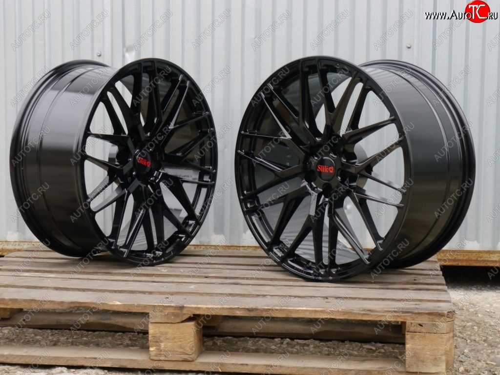 44 999 р. Кованый диск Slik PREMIUM L-918 9.0x19   (Черный глянцевый (BK))  с доставкой в г. Воронеж