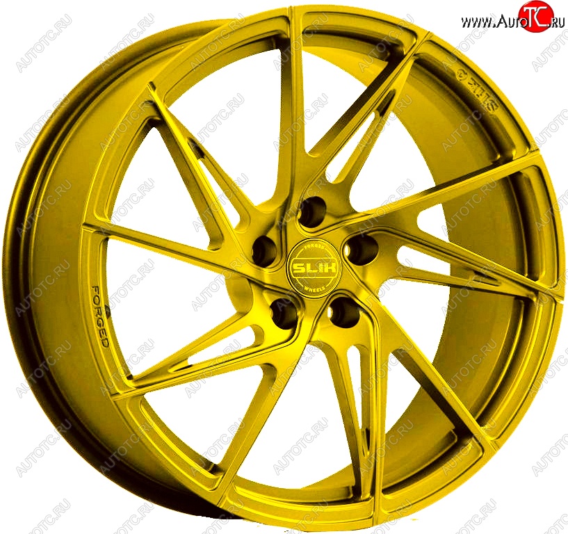 43 319 р. Кованый диск Slik PREMIUM L-936 8.5x19   (Candy ярко-желтый (Candy YELLOW))  с доставкой в г. Воронеж