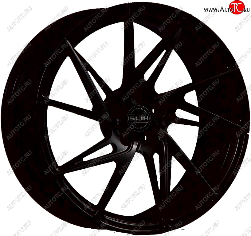 43 319 р. Кованый диск Slik PREMIUM L-936 8.5x19   (Черный глянцевый (BK))  с доставкой в г. Воронеж