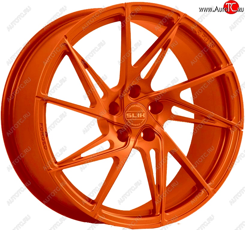43 319 р. Кованый диск Slik PREMIUM L-936 8.5x19   (Ярко оранжевый (ORANGE))  с доставкой в г. Воронеж