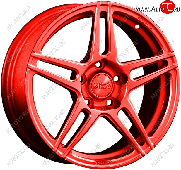 19 449 р. Кованый диск Slik premium R16x6.5 RAL 3026 ярко алый (3026) 6.5x16   (Цвет: 3026)  с доставкой в г. Воронеж