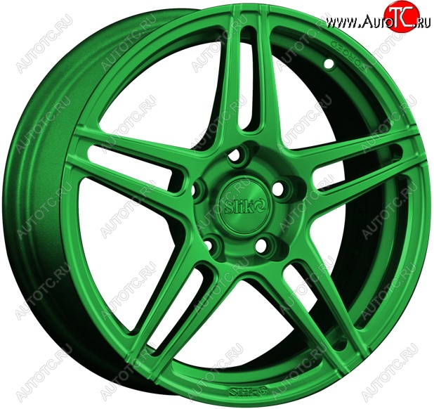 19 449 р. Кованый диск Slik premium R16x6.5 RAL Зеленый (GREEN) 6.5x16   (Цвет: GREEN)  с доставкой в г. Воронеж