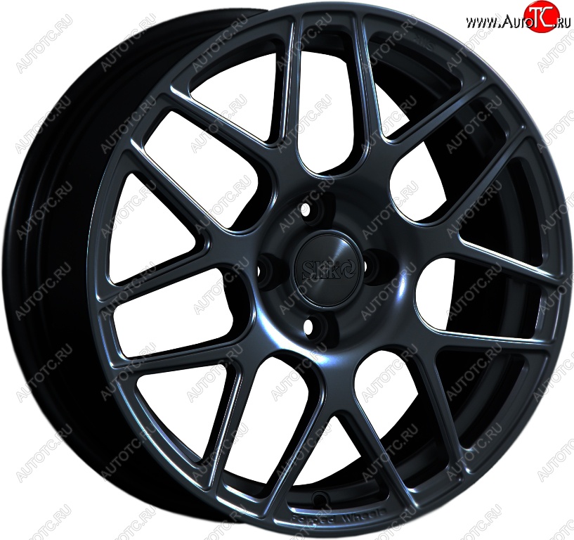19 449 р. Кованый диск Slik premium R16x6.5 Черный глянцевый (BK) 6.5x16   (Цвет: BK)  с доставкой в г. Воронеж