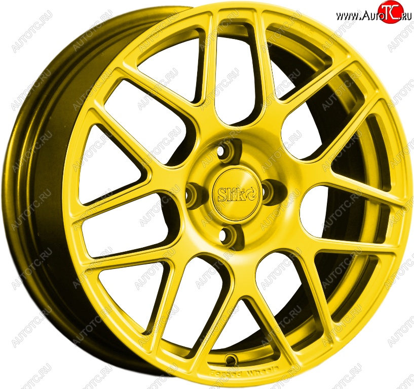 19 449 р. Кованый диск Slik premium R16x6.5 Ярко желтый RAL 1021 (YELLOW) 6.5x16   (Цвет: YELLOW)  с доставкой в г. Воронеж