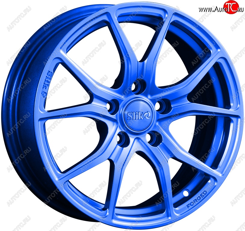 19 449 р. Кованый диск Slik premium R16x6.5 Синий (BLUE) 6.5x16   (Цвет: BLUE)  с доставкой в г. Воронеж