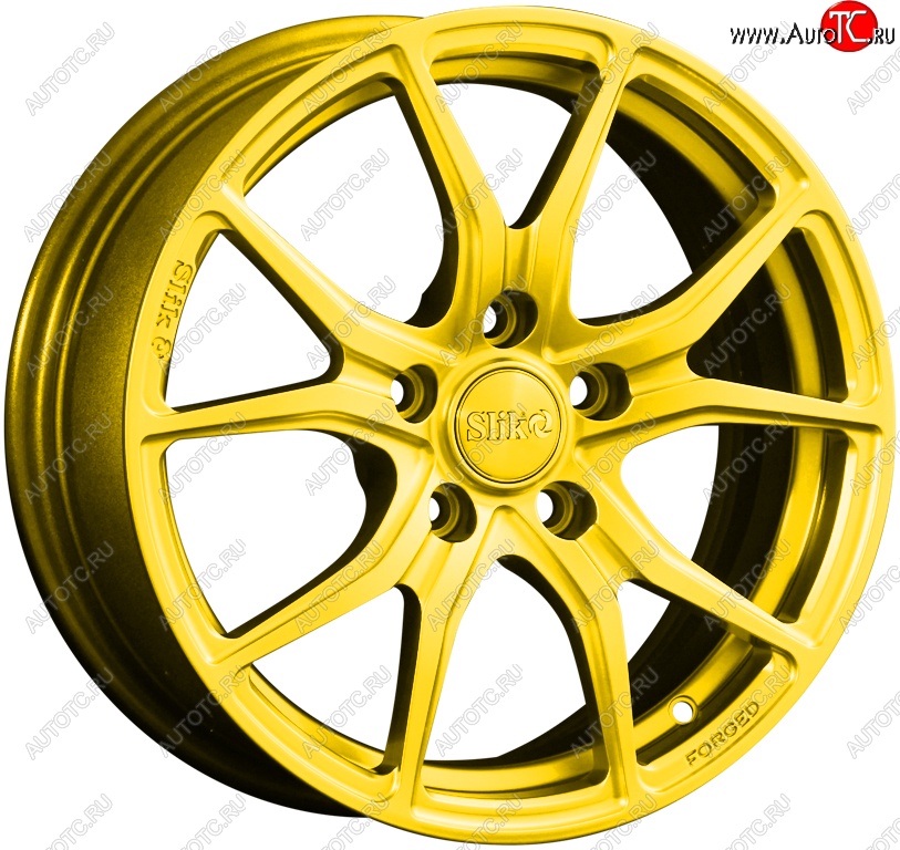 19 449 р. Кованый диск Slik premium R16x6.5 Ярко желтый RAL 1021 (YELLOW) 6.5x16   (Цвет: YELLOW)  с доставкой в г. Воронеж
