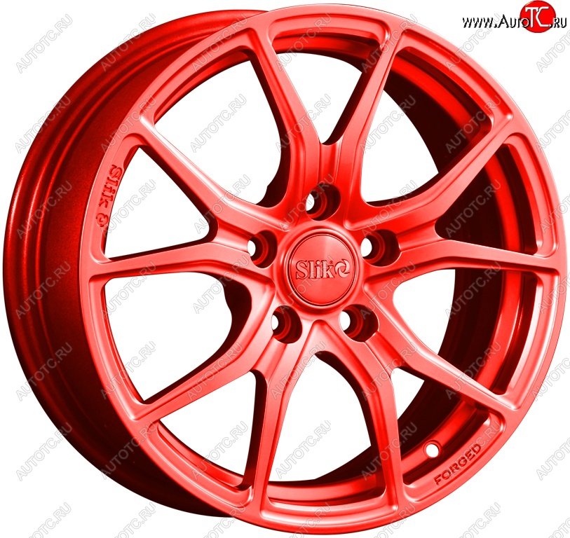 19 449 р. Кованый диск Slik premium R16x6.5 RAL 3026 ярко алый (3026) 6.5x16   (Цвет: 3026)  с доставкой в г. Воронеж