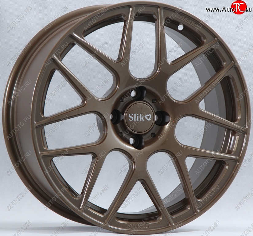 25 999 р. Кованый диск Slik premium R17x7.5 Коньячная бронза. Матовый (MBRZCGN) 7.5x17   (Цвет: MBRZCGN)  с доставкой в г. Воронеж