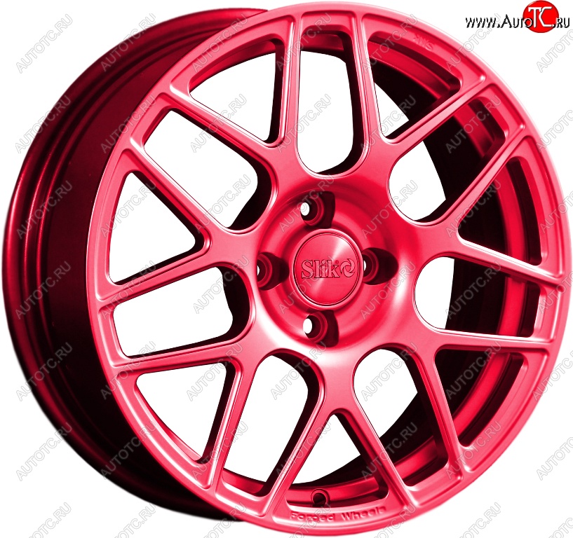 25 999 р. Кованый диск Slik premium R17x7.5 Candy RUBIN рубиновый 7.5x17   (Цвет: Candy RUBIN рубиновый 7.5x17)  с доставкой в г. Воронеж