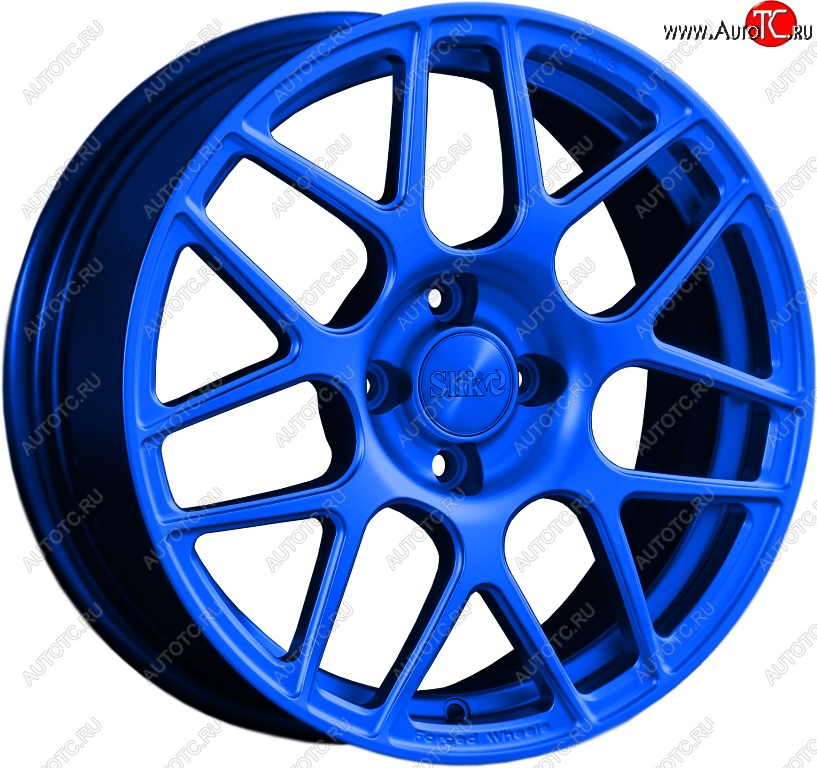 25 999 р. Кованый диск Slik premium R17x7.5 Candy BLUE синий 7.5x17   (Цвет: Candy BLUE синий 7.5x17)  с доставкой в г. Воронеж