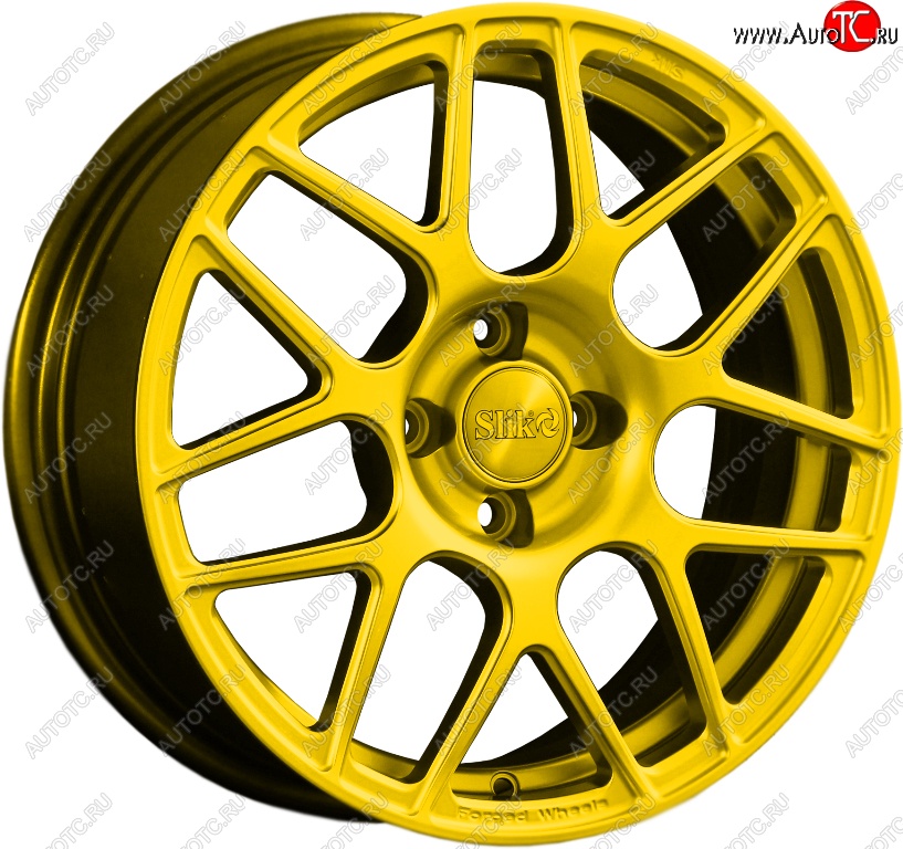 25 999 р. Кованый диск Slik premium R17x7.5 Candy YELLOW ярко-желтый 7.5x17   (Цвет: Candy YELLOW ярко-желтый 7.5x17)  с доставкой в г. Воронеж