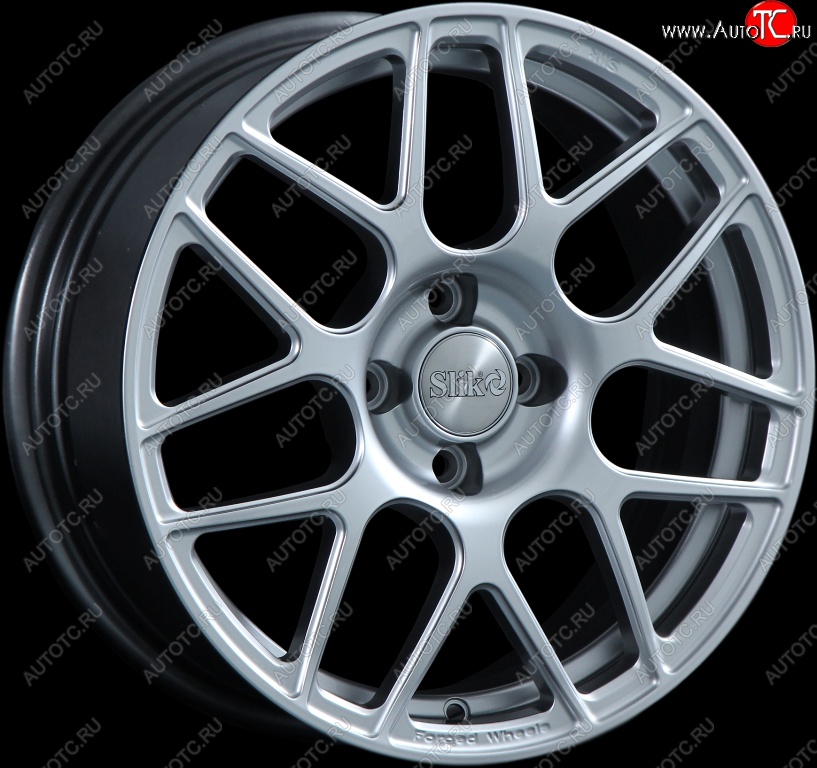 25 999 р. Кованый диск Slik premium R17x7.5 Серебристый светлый (S16) 7.5x17   (Цвет: S16)  с доставкой в г. Воронеж