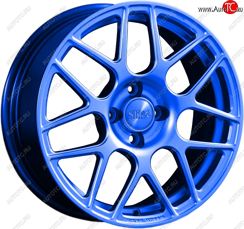 25 999 р. Кованый диск Slik premium R17x7.5 Синий (BLUE) 7.5x17   (Цвет: BLUE)  с доставкой в г. Воронеж
