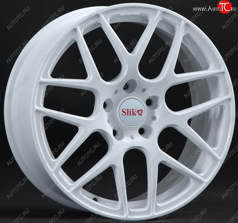 25 999 р. Кованый диск Slik premium R17x7.5 Белый (W) 7.5x17   (Цвет: W)  с доставкой в г. Воронеж