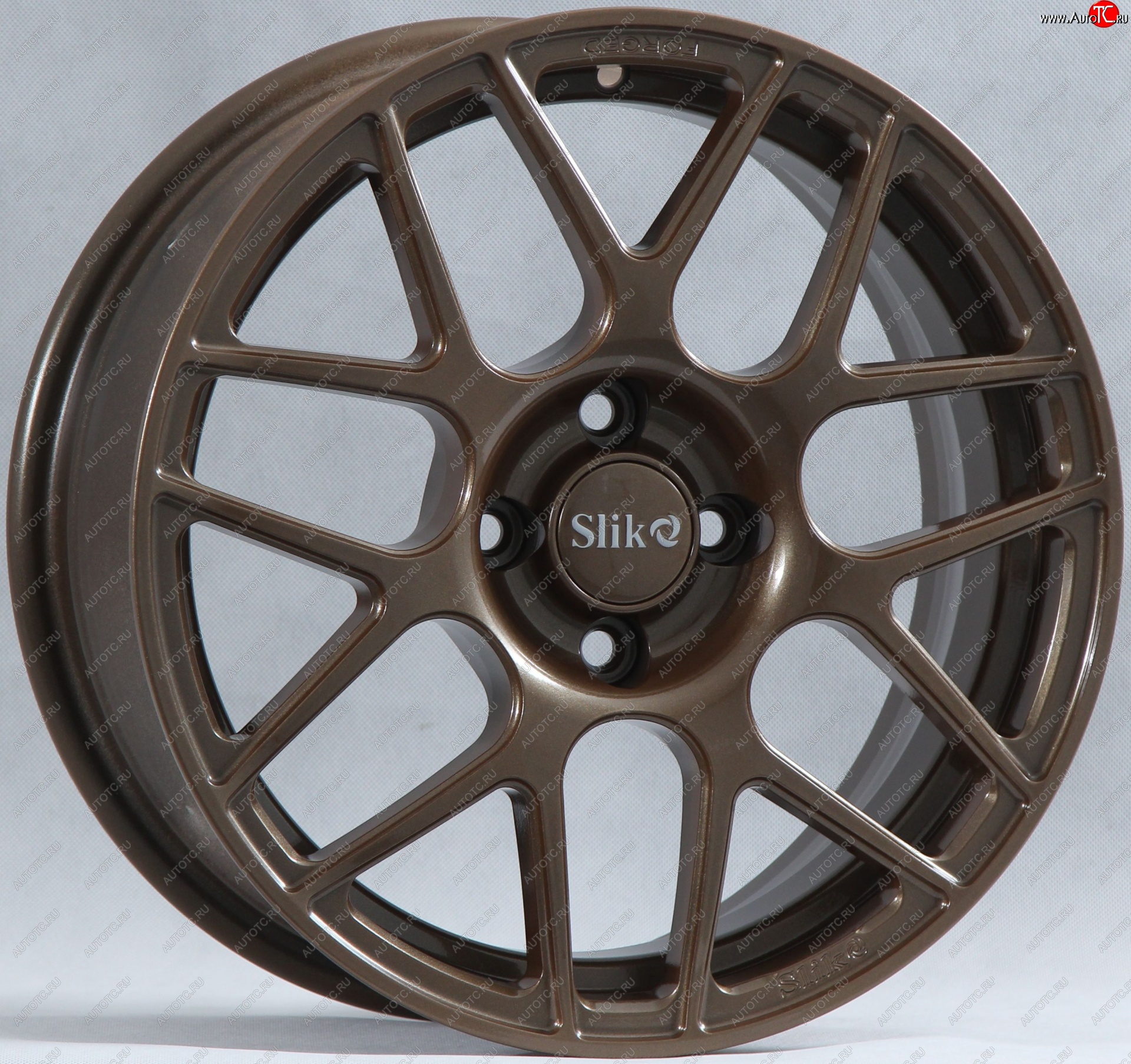 25 999 р. Кованый диск Slik premium R17x7.5 Бронза (BRZ) 7.5x17   (Цвет: BRZ)  с доставкой в г. Воронеж