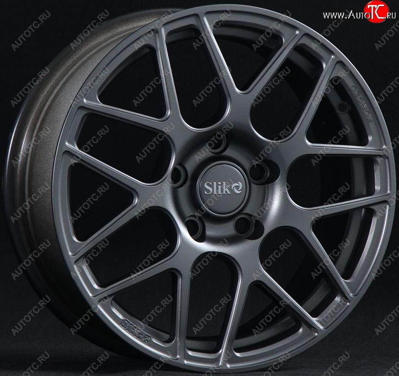 25 999 р. Кованый диск Slik premium R17x7.5 Графит глянцевый (GM) 7.5x17   (Цвет: GM)  с доставкой в г. Воронеж