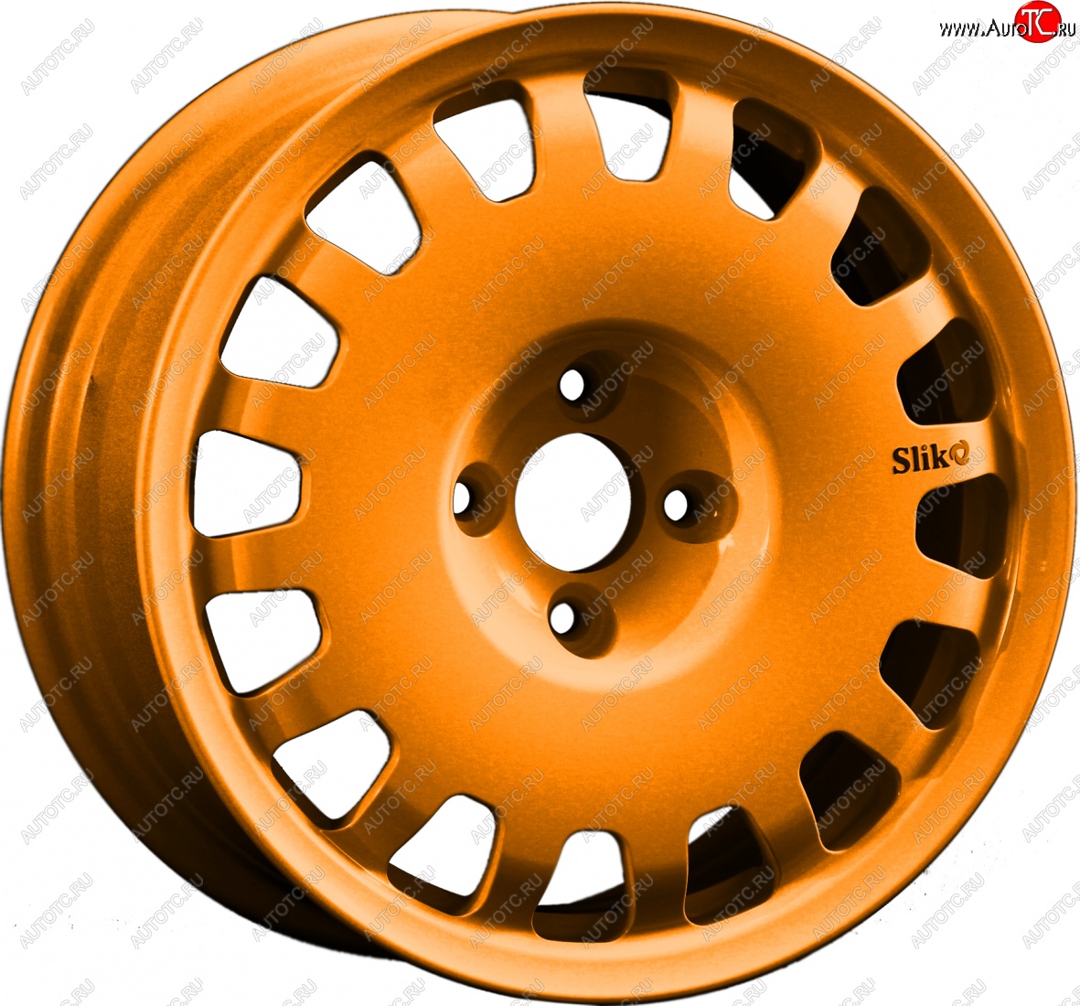 15 249 р. Кованый диск Slik Sport 6.5x15 (Candy медно-оранжевый глянцевый) 6.5x15/4-5x98-120 D54.1-72.6   (Цвет: Candy медно-оранжевый глянцевый)  с доставкой в г. Воронеж