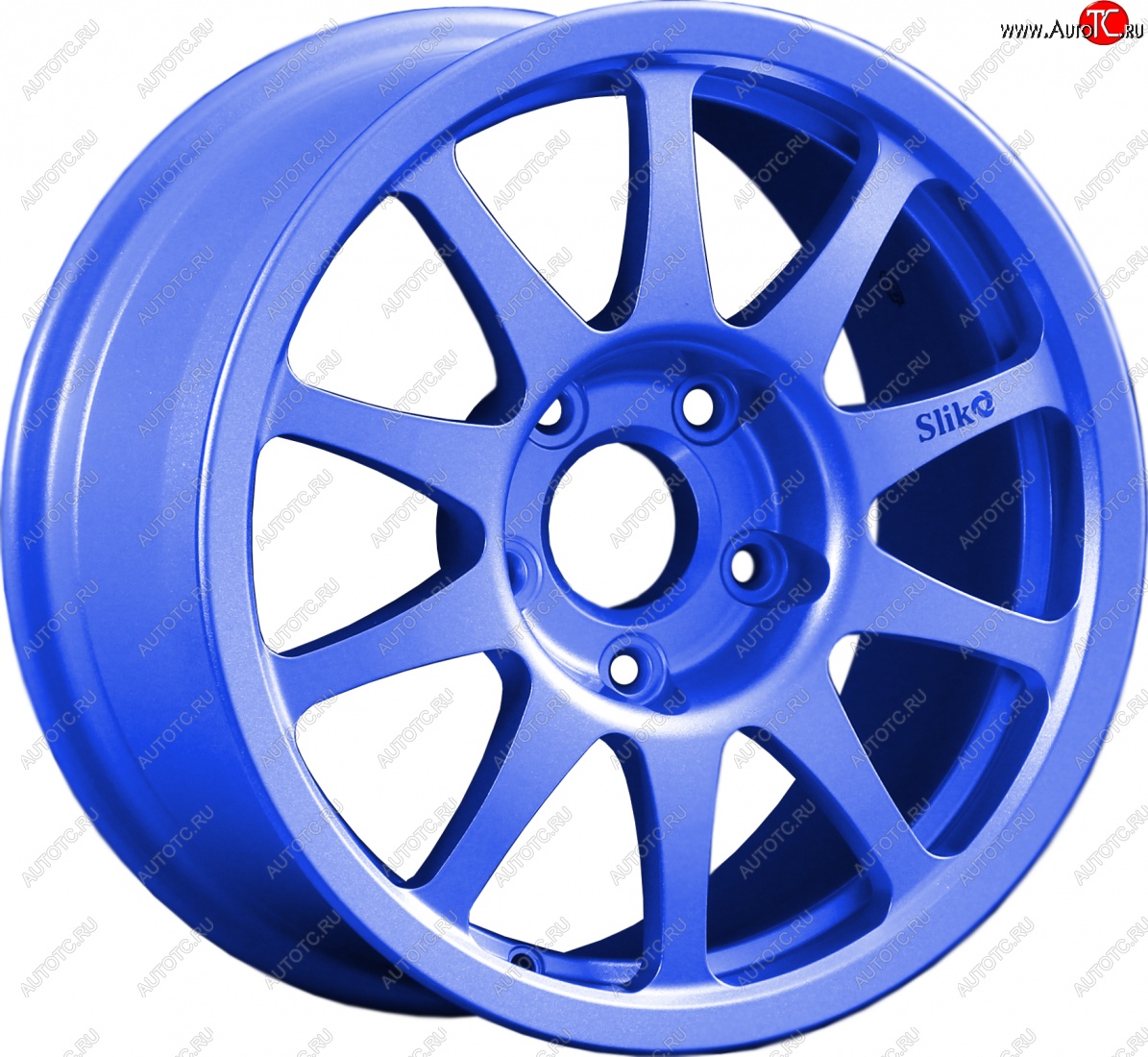 24 899 р. Кованый диск Slik Sport 7x15 (Синий)   (Цвет: Синий)  с доставкой в г. Воронеж