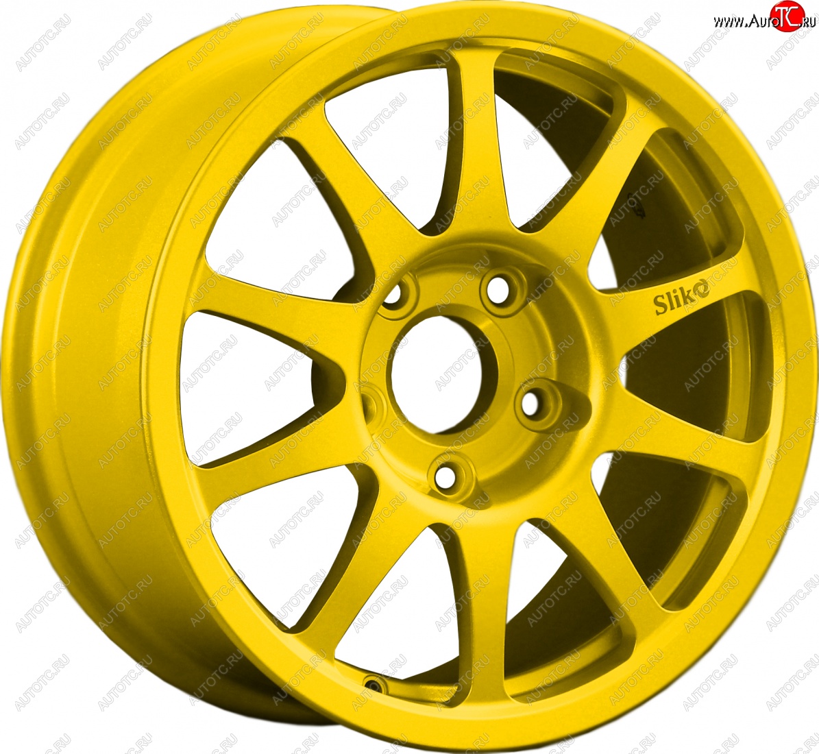 24 899 р. Кованый диск Slik Sport 7x15 (Ярко-желтый RAL 1021)   (Цвет: Ярко-желтый RAL 1021)  с доставкой в г. Воронеж