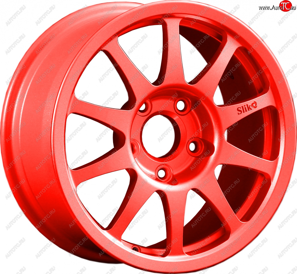 24 899 р. Кованый диск Slik Sport 7x15 (RAL 3026 ярко-алый)   (Цвет: RAL 3026 ярко-алый)  с доставкой в г. Воронеж