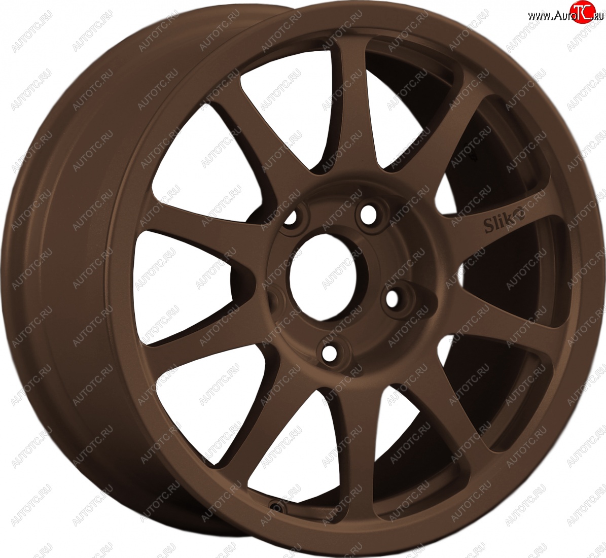 24 899 р. Кованый диск Slik Sport 7x15 (Металлик бронза)   (Цвет: Металлик бронза)  с доставкой в г. Воронеж