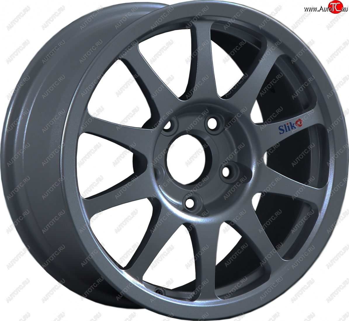 24 899 р. Кованый диск Slik Sport 7x15 (Металлик графит матовый)   (Цвет: Металлик графит матовый)  с доставкой в г. Воронеж