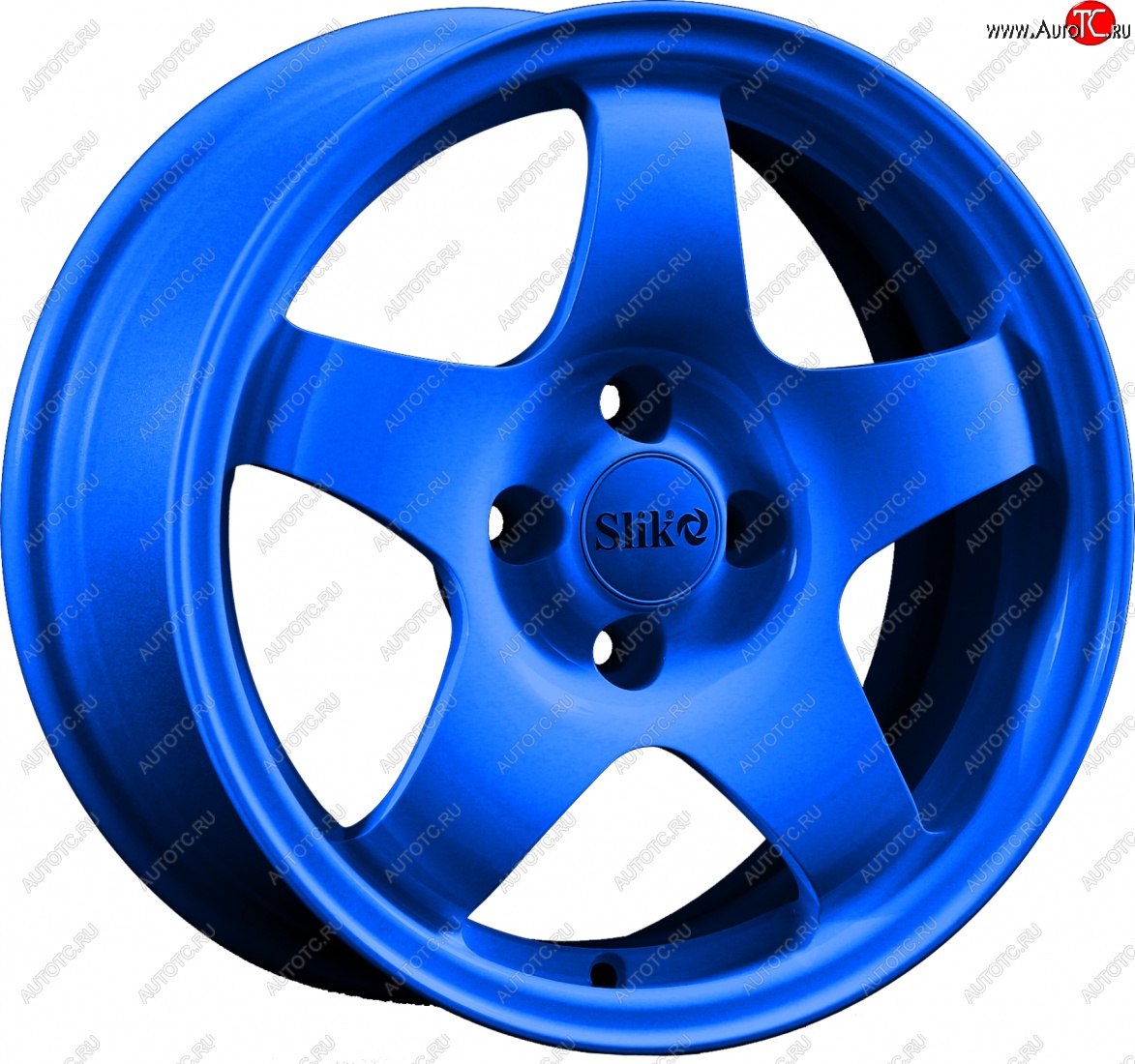 15 249 р. Кованый диск Slik Sport 6.5x15 (Candy синий)   (Цвет: Candy синий)  с доставкой в г. Воронеж