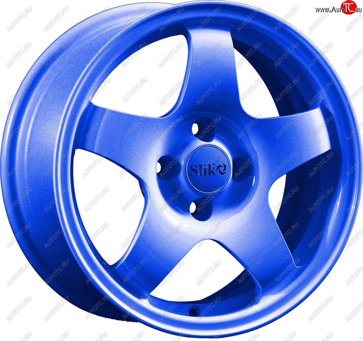 15 249 р. Кованый диск Slik Sport 6.5x15 (Синий)   (Цвет: Синий)  с доставкой в г. Воронеж
