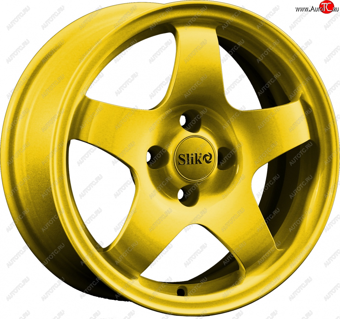 15 249 р. Кованый диск Slik Sport 6.5x15 (Ярко-желтый RAL 1021)   (Цвет: Ярко-желтый RAL 1021)  с доставкой в г. Воронеж