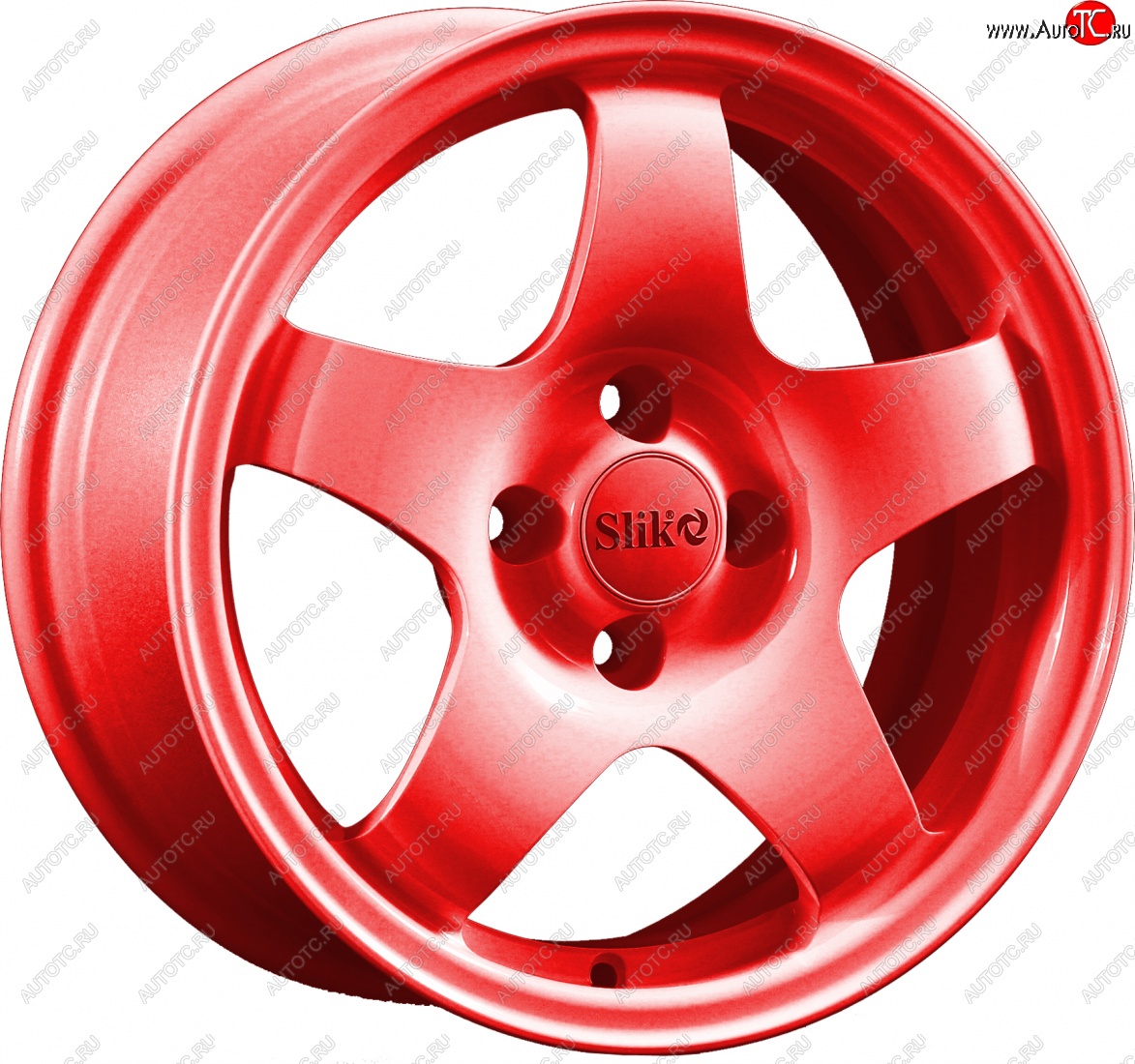 15 249 р. Кованый диск Slik Sport 6.5x15 (RAL 3026 ярко-алый)   (Цвет: RAL 3026 ярко-алый)  с доставкой в г. Воронеж