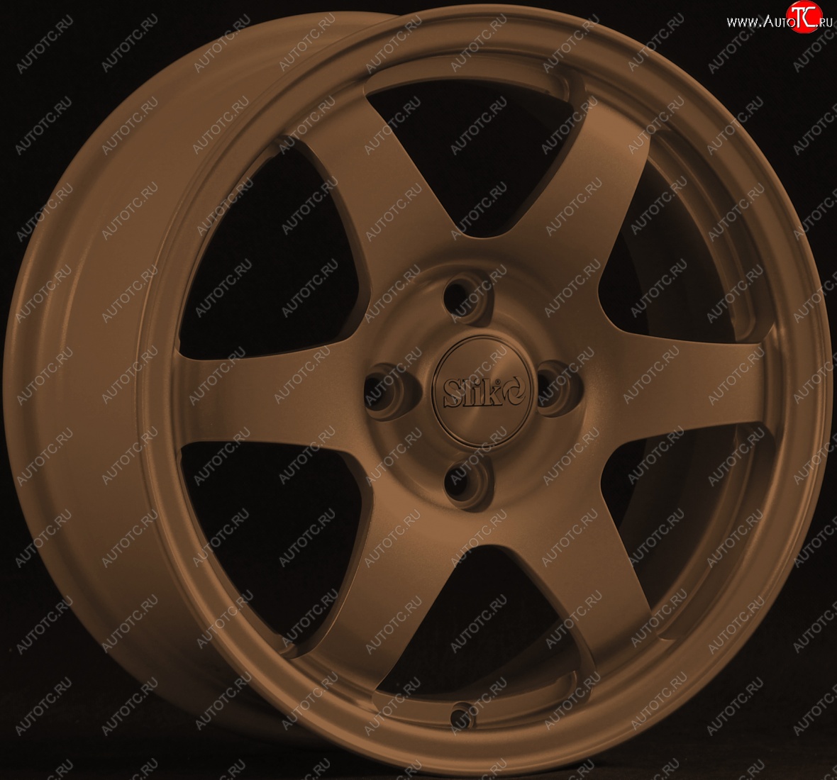 16 949 р. Кованый диск Slik Sport 6.5x15   (Цвет: Металлик коньячная бронза. Глянец)  с доставкой в г. Воронеж