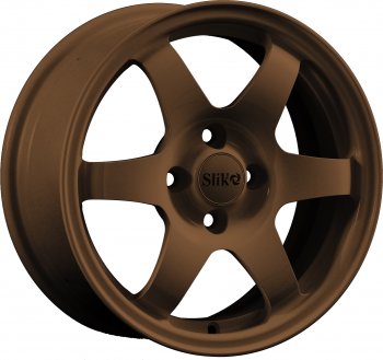 Кованый диск Slik Sport 6.5x15 (Металлик коньячная бронза. Матовый) KIA Stonic (2017-2025) 4x100.0xDIA54.1xET46.0