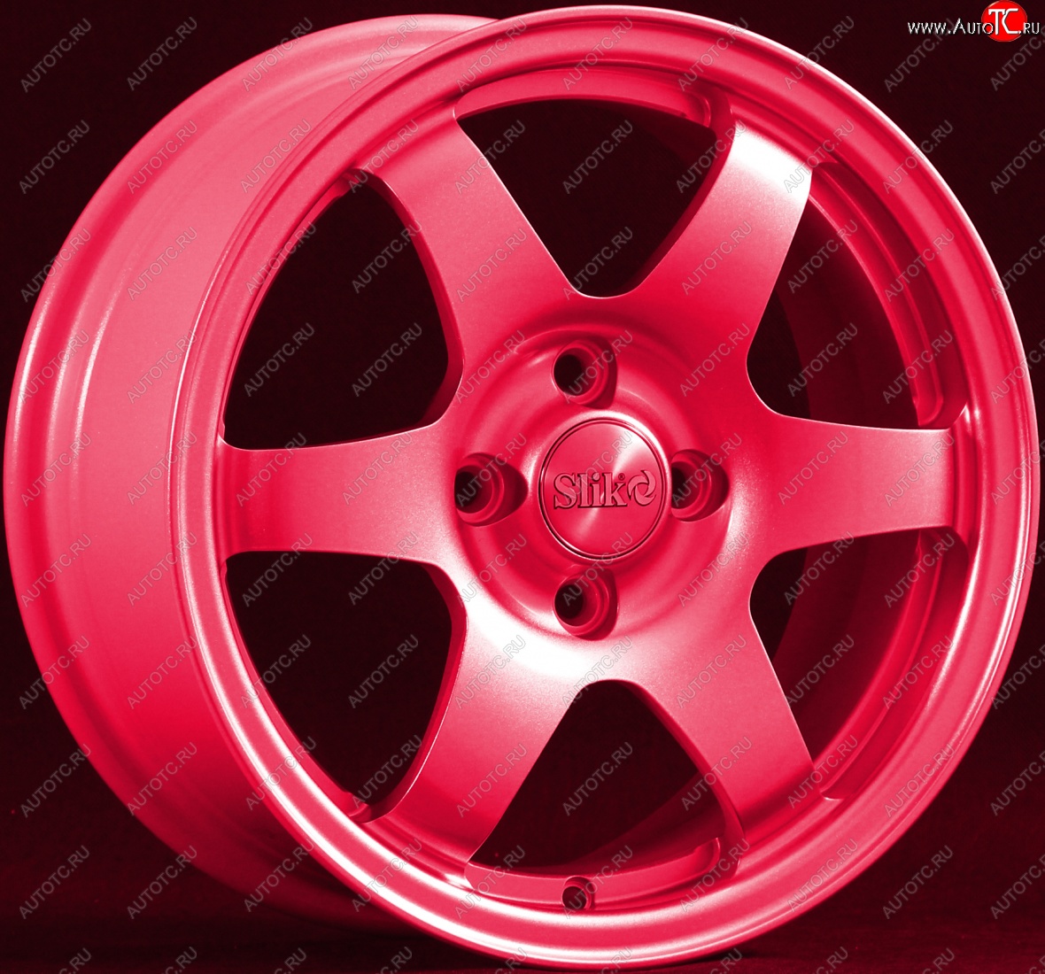 15 249 р. Кованый диск Slik Sport 6.5x15 (Candy рубиновый)   (Цвет: Candy рубиновый)  с доставкой в г. Воронеж