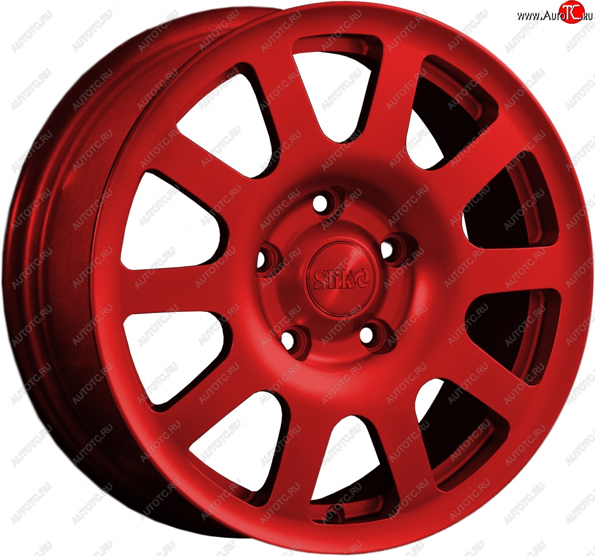 18 999 р. Кованый диск Slik SPORT R16x6.5 Candy RED красный 6.5x16   (Цвет: Candy RED красный 6.5x16)  с доставкой в г. Воронеж
