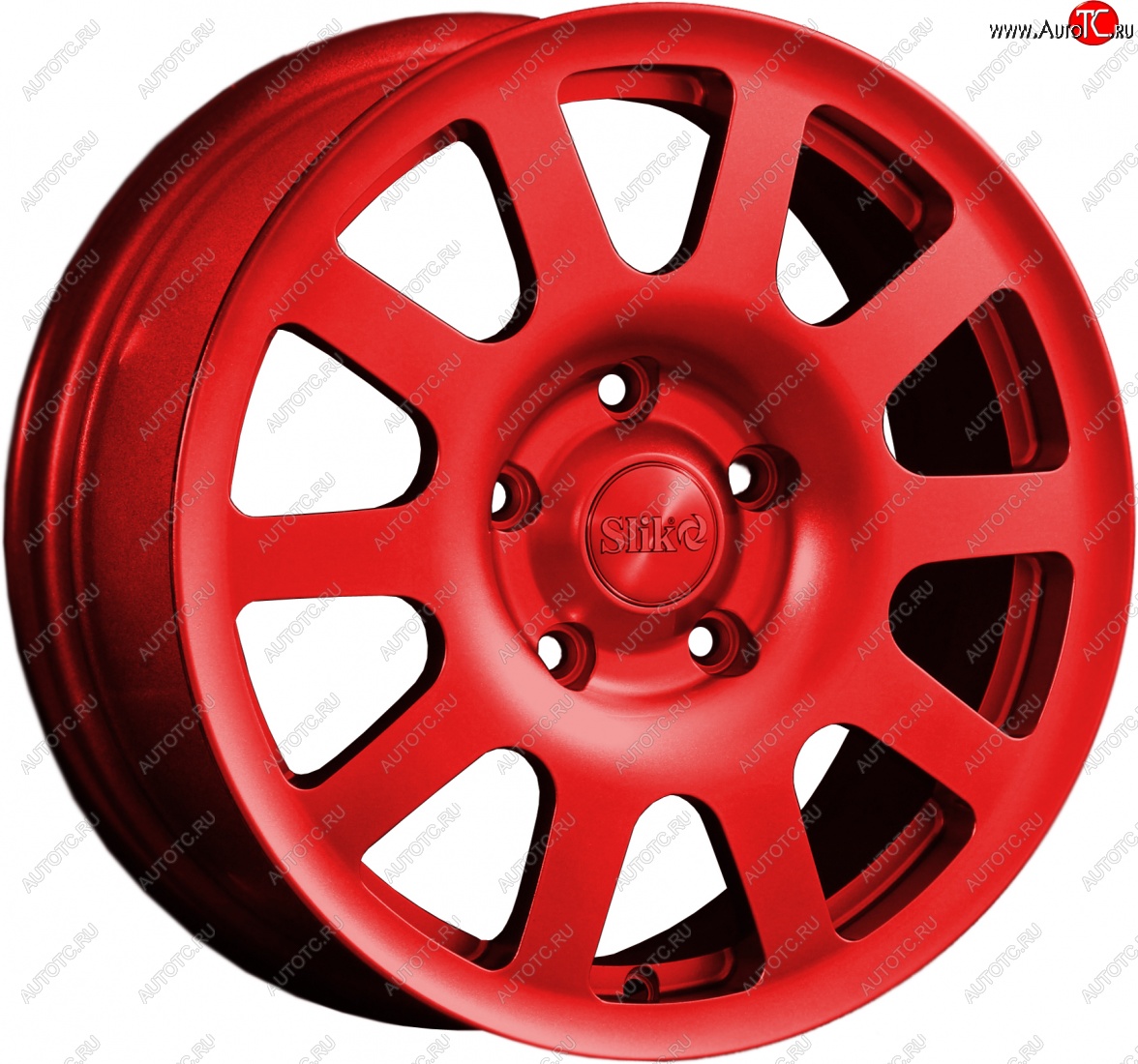 18 999 р. Кованый диск Slik Sport 6.5x16 (Candy красный)   (Цвет: Candy красный)  с доставкой в г. Воронеж