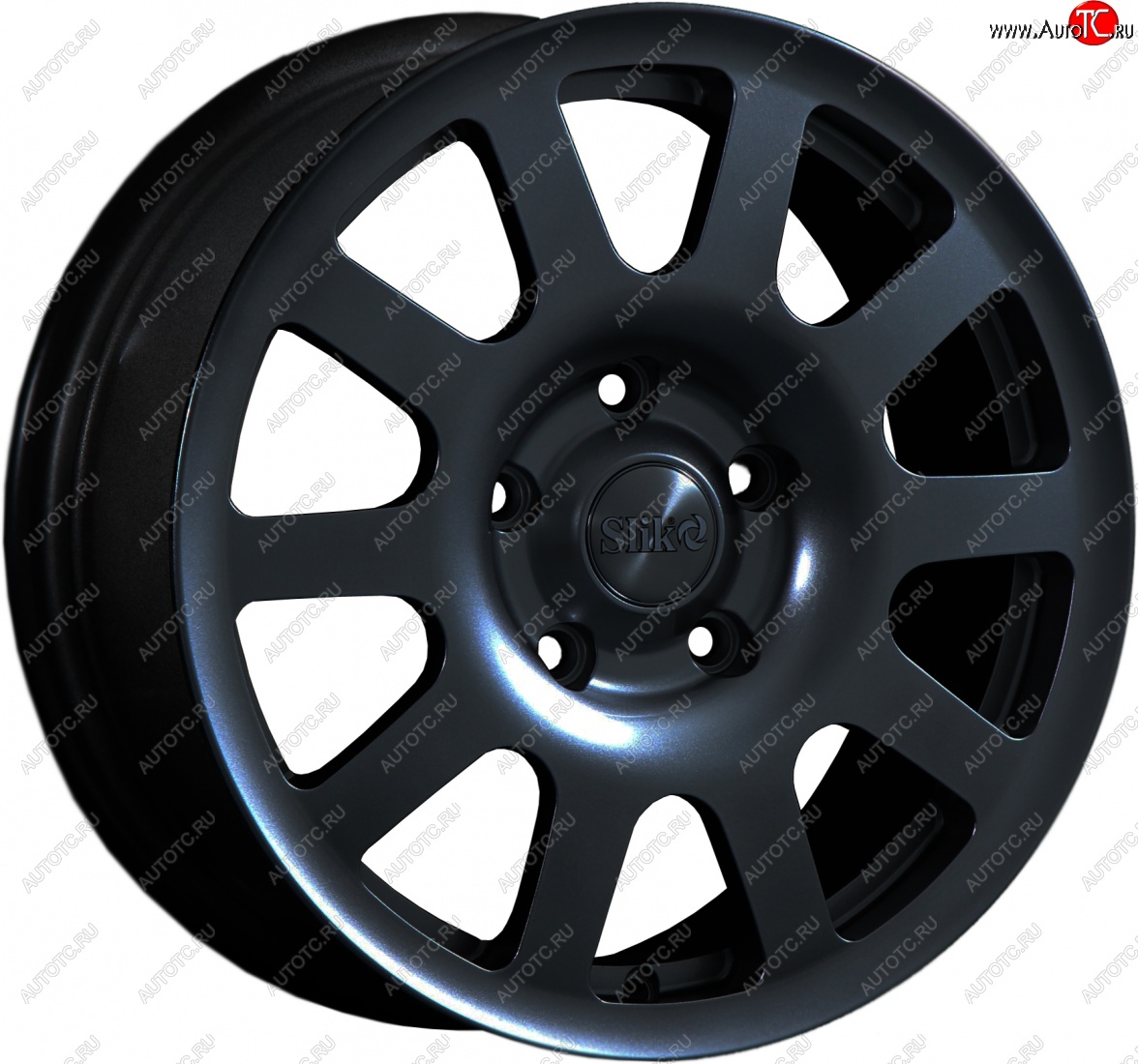18 999 р. Кованый диск Slik Sport 6.5x16 (Черный глянцевый)   (Цвет: Черный глянцевый)  с доставкой в г. Воронеж