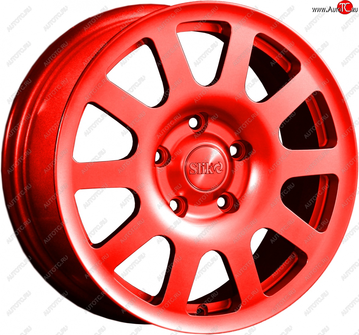 18 999 р. Кованый диск Slik SPORT R16x6.5 RAL 3026 ярко-алый (3026) 6.5x16   (Цвет: 3026)  с доставкой в г. Воронеж