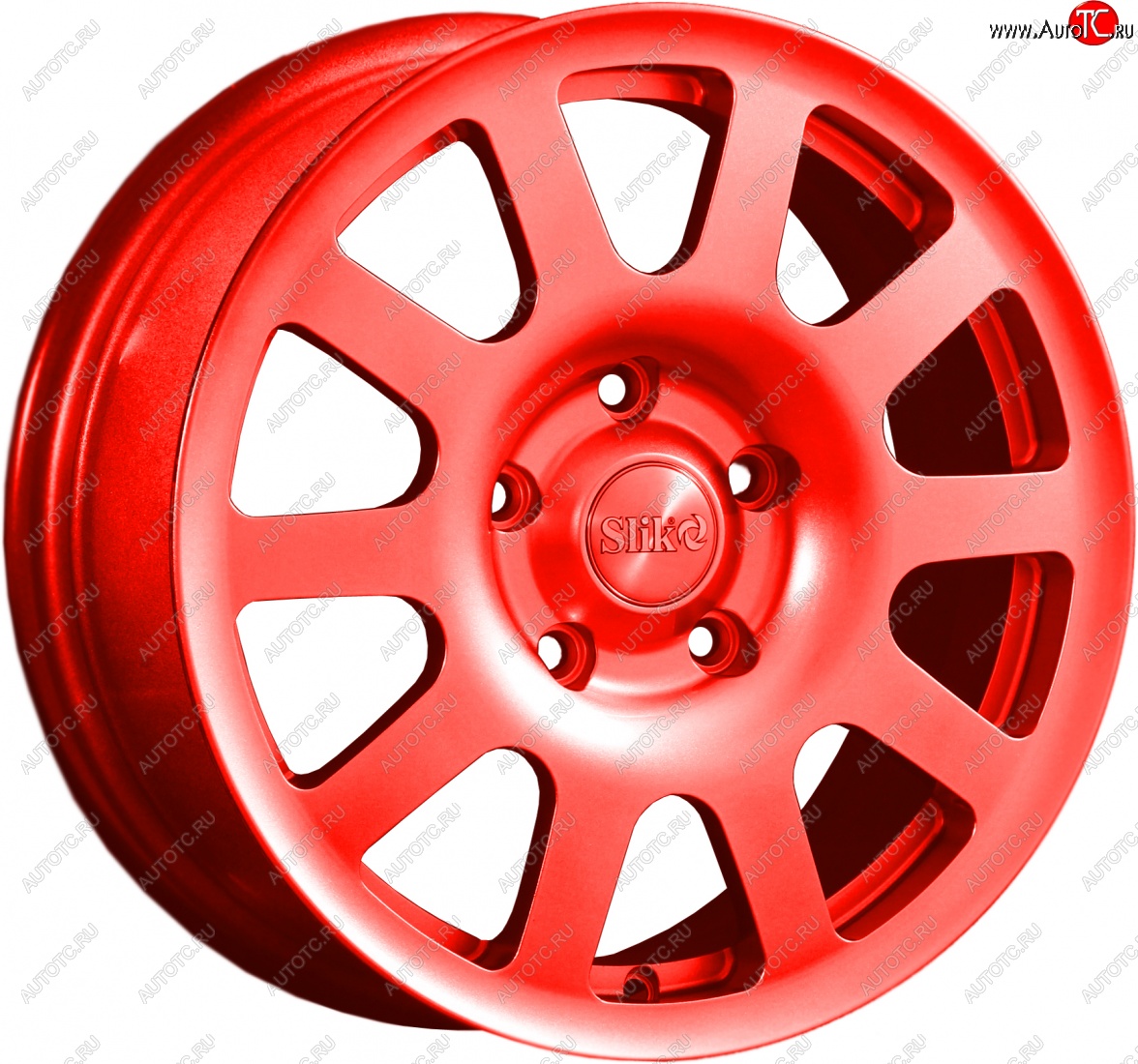 18 999 р. Кованый диск Slik Sport 6.5x16 (RAL 3026 ярко-алый)   (Цвет: RAL 3026 ярко-алый)  с доставкой в г. Воронеж