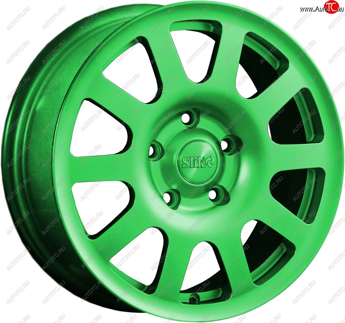 18 999 р. Кованый диск Slik SPORT R16x6.5 RAL 6038 ярко-зеленый (6038) 6.5x16   (Цвет: 6038)  с доставкой в г. Воронеж