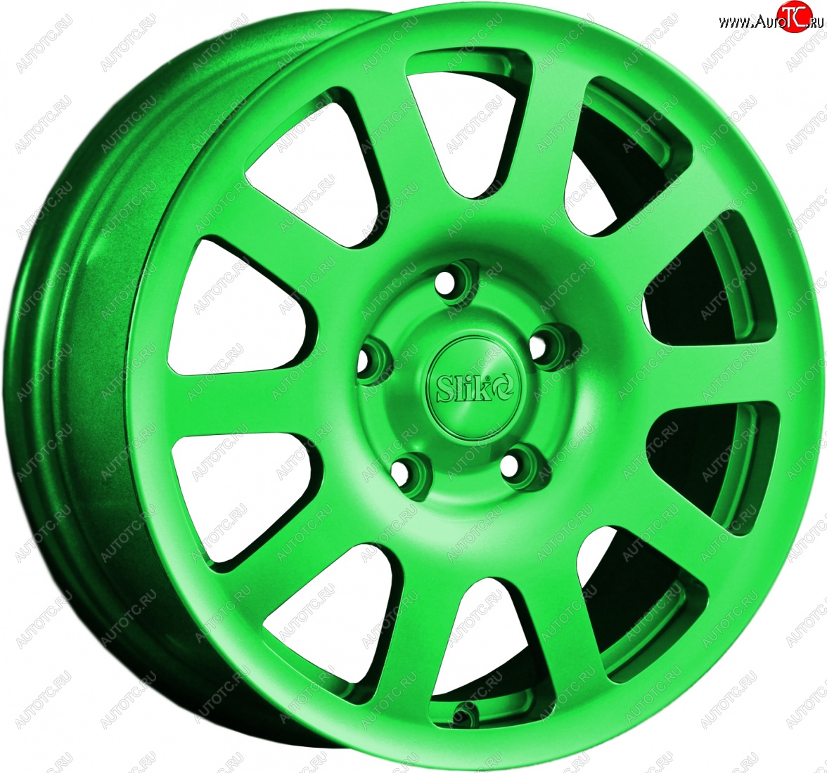 18 999 р. Кованый диск Slik Sport 6.5x16 (RAL 6038 ярко-зеленый)   (Цвет: RAL 6038 ярко-зеленый)  с доставкой в г. Воронеж