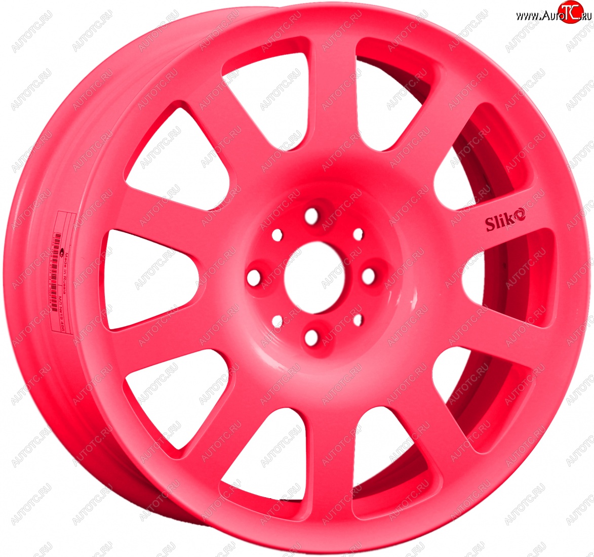 11 049 р. Кованый диск Slik SPORT R16x6.5 Candy RUBIN рубиновый 6.5x16   (Цвет: Candy RUBIN рубиновый 6.5x16)  с доставкой в г. Воронеж