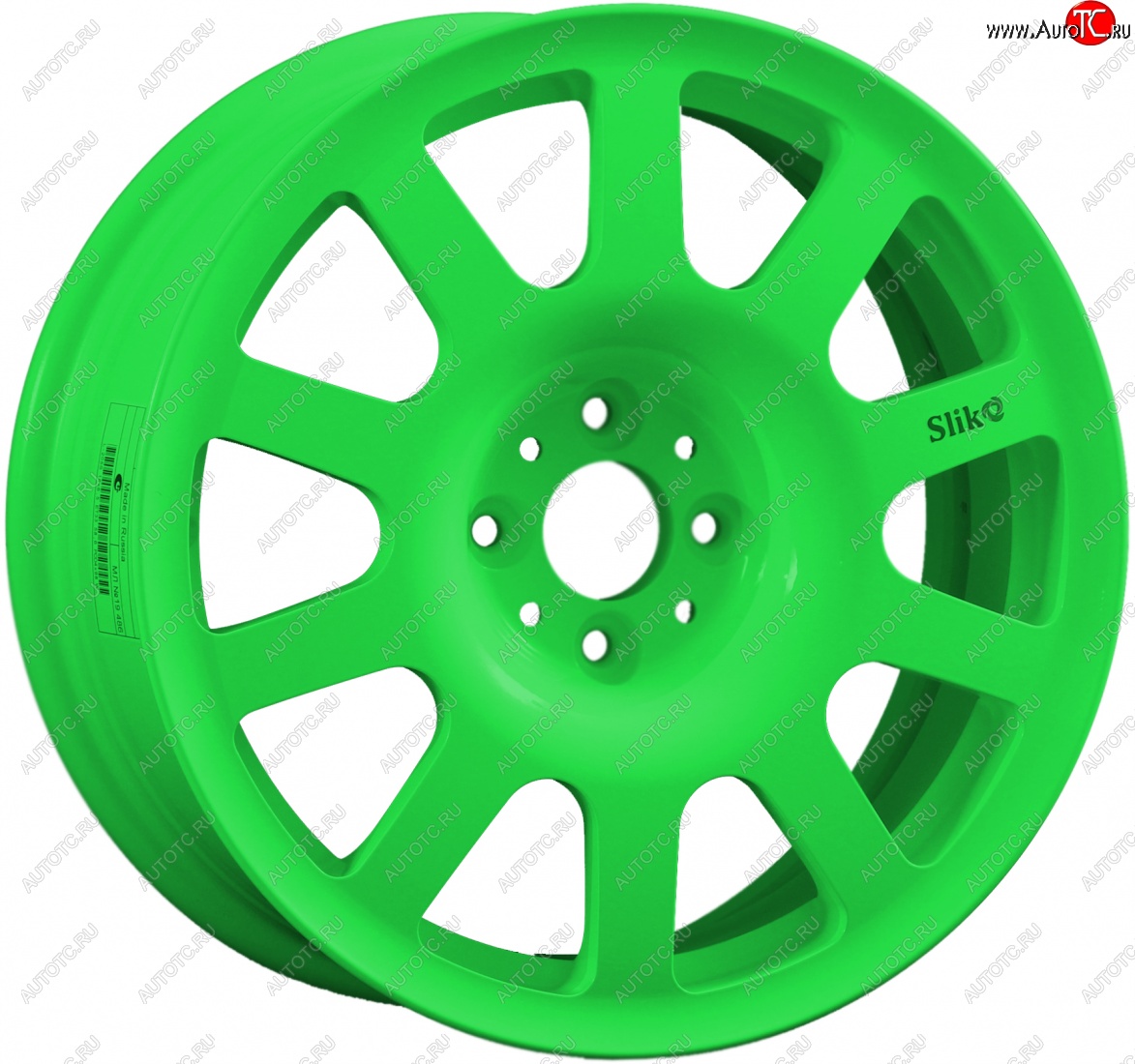 10 399 р. Кованый диск Slik SPORT R16x6.5 RAL 6038 ярко-зеленый (6038) 6.5x16   (Цвет: 6038)  с доставкой в г. Воронеж