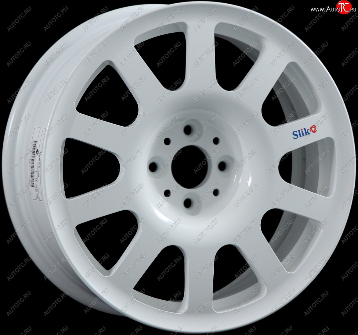 10 199 р. Кованый диск Slik SPORT R16x6.5 Белый (W) 6.5x16 Nissan Teana 1 J31 дорестайлинг (2003-2005) 5x114.3xDIA66.1xET45.0 (Цвет: W)