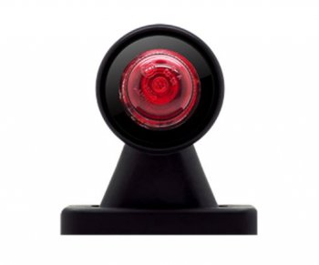 479 р. Фонарь габаритный и контурный Евросвет ГФ 3.2 LED2 ВИС 2349 бортовой грузовик рестайлинг (2018-2025) (12В, Черное кольцо)  с доставкой в г. Воронеж. Увеличить фотографию 1