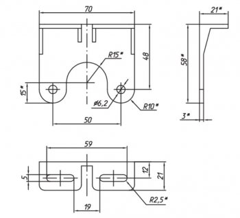 284 р. Фонарь контурный Евросвет ЕС 04.К (LED, красный с кронштейном) Hyundai Porter AU,KR (1996-2011) (12В)  с доставкой в г. Воронеж. Увеличить фотографию 2