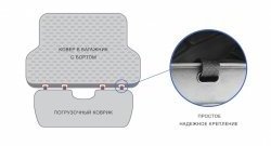 1 529 р. Универсальный погрузочный коврик Element в багажник автомобиля Renault Koleos 1 Phase 2 (2011-2013)  с доставкой в г. Воронеж. Увеличить фотографию 4