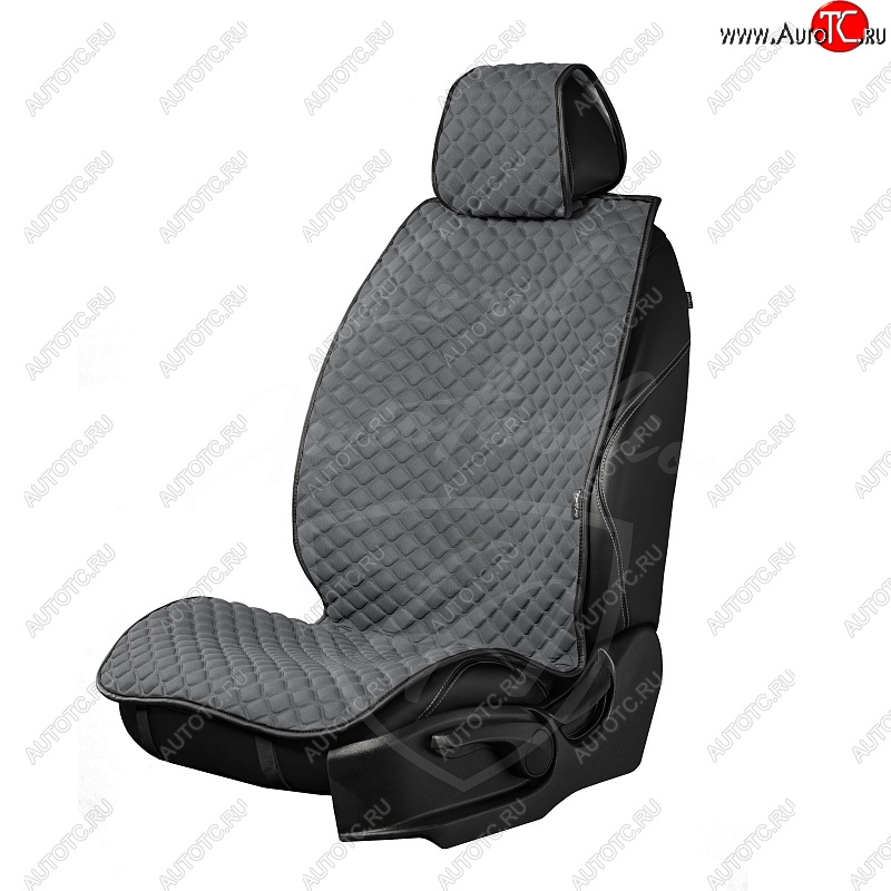 6 999 р. Универсальная накидка на сиденья Lord Autofashion Кристалл (трикотаж, 4 места)   (Серый)  с доставкой в г. Воронеж