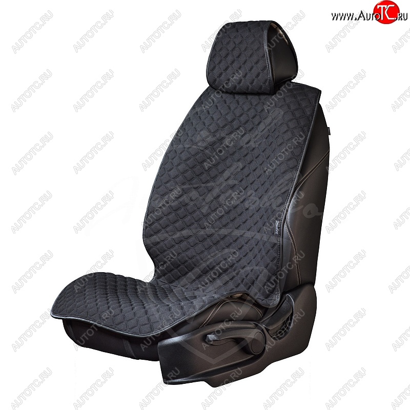 9 399 р. Универсальная накидка на сиденья Lord Autofashion Кристалл (трикотаж, 4 места)   (Чёрный)  с доставкой в г. Воронеж