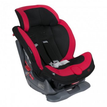 22 699 р. Кресло детское автомобильное Swing Moon (группа 1/2, 1-7 лет/9-25 кг/70-120 см)   (Цвет: черный с красным)  с доставкой в г. Воронеж. Увеличить фотографию 3