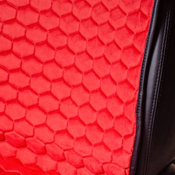 3 299 р. Комплект накидок на сиденья Lord Autofashion Тейлор (велюр, 2 места)   (Красный 4206)  с доставкой в г. Воронеж. Увеличить фотографию 2